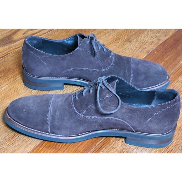 H S Trask Rivington Reserve Oxfords Suede Oxford Dress Shoes Men 11 M ITALY main image 2